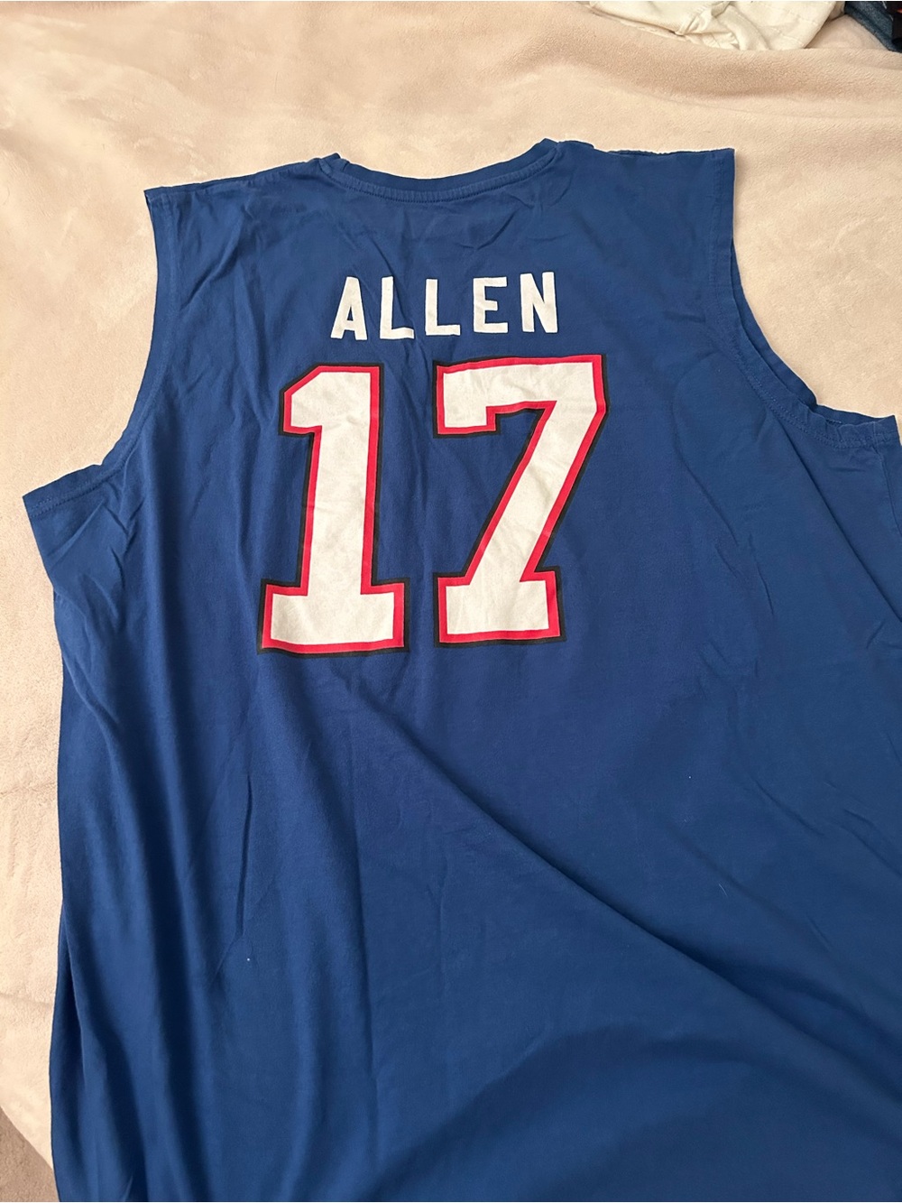 NFL Buffalo Bills Josh Allen #17 Sleeveless Player Tee - Picture 7 of 10